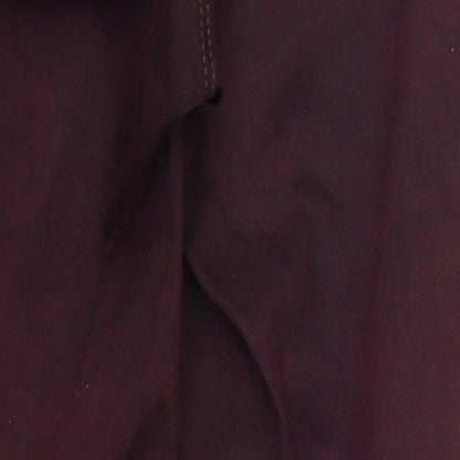 Topshop Womens Purple  Cotton Skinny Jeans Size 28 in L27 in Regular Button