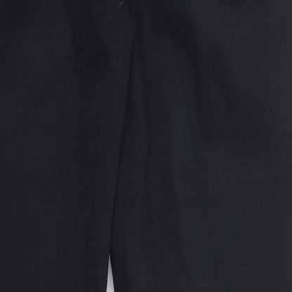 Topshop Womens Black  Cotton Skinny Jeans Size 26 in L27 in Regular Button