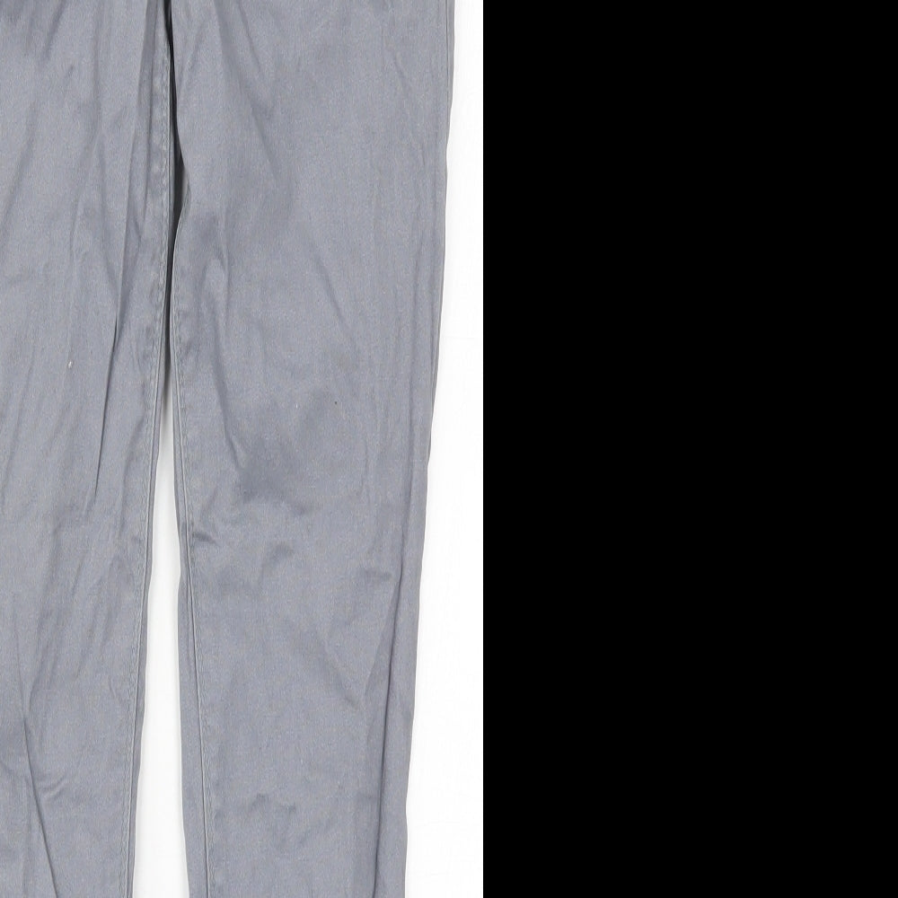 Denim Co Girls Grey  Cotton Skinny Jeans Size 12-13 Years  Regular Button