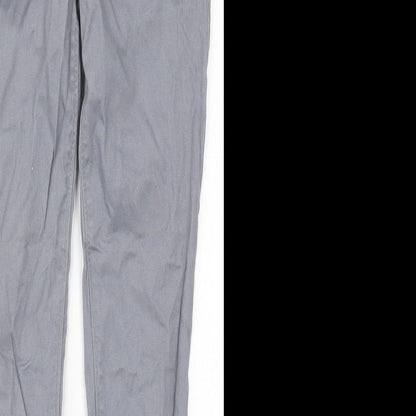 Denim Co Girls Grey  Cotton Skinny Jeans Size 12-13 Years  Regular Button