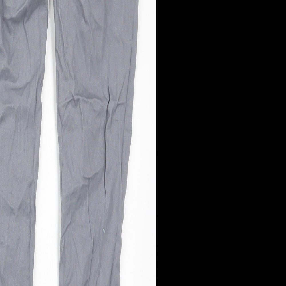 Denim Co Girls Grey  Cotton Skinny Jeans Size 12-13 Years  Regular Button