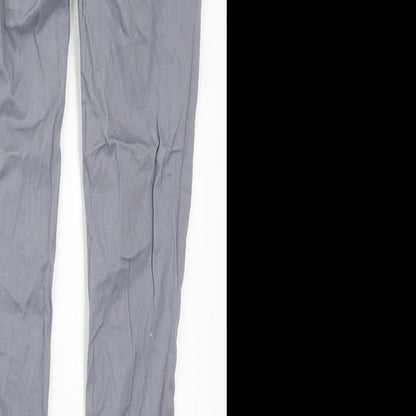 Denim Co Girls Grey  Cotton Skinny Jeans Size 12-13 Years  Regular Button