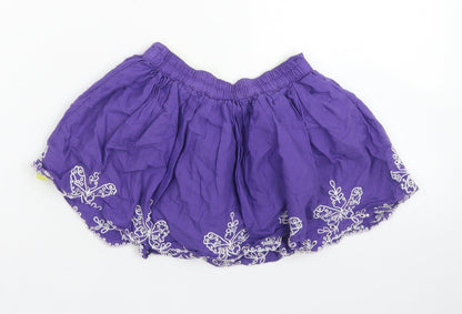Mini LCub Girls Purple  Cotton Tutu Skirt Size 3-4 Years  Regular