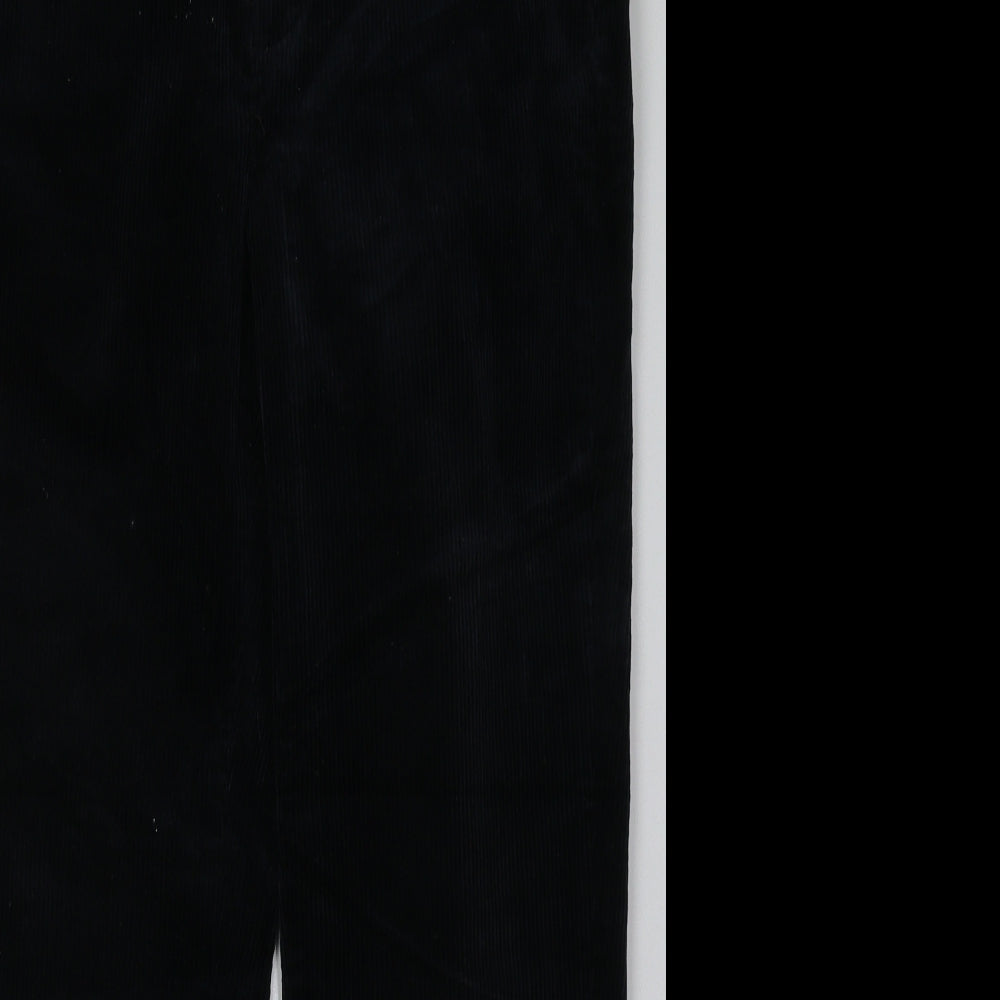 Brook Taverner Mens Blue  Cotton Capri Trousers Size 34 L28 in Regular Button