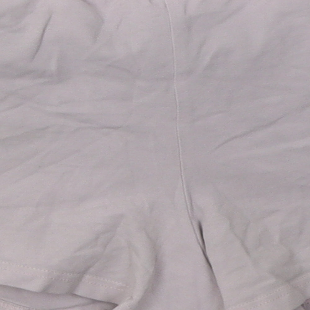 The Couture Club Womens Pink  Cotton Sweat Shorts Size S  Regular Tie