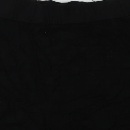 Matalan Womens Black  Viscose Sweat Shorts Size 12  Regular