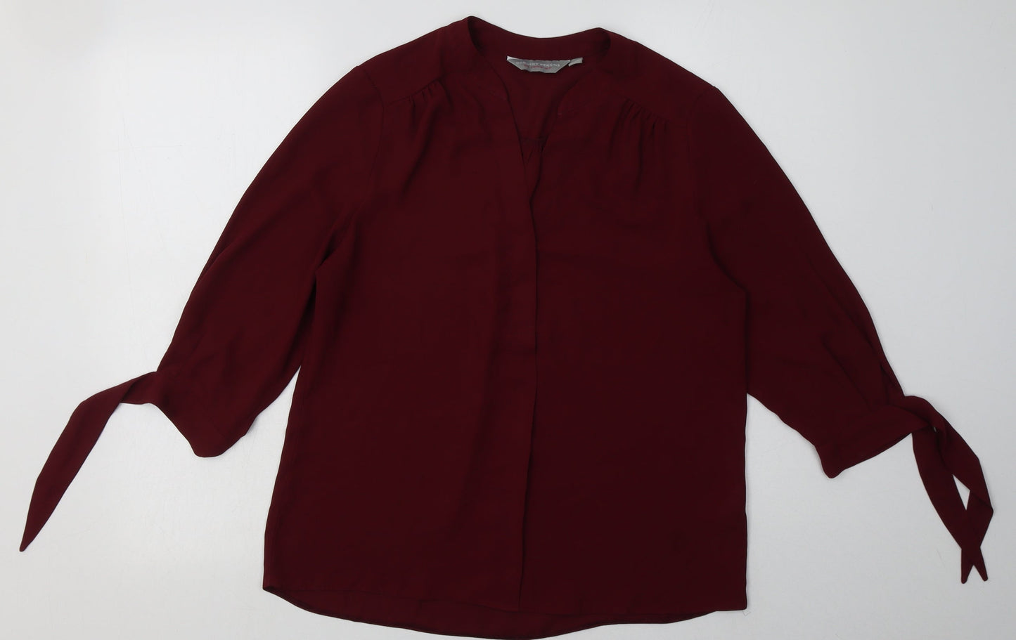 Womens UK Size 10 Dorothy Perkins Purple Basic Blouse