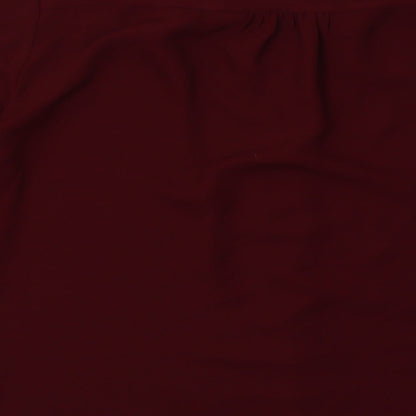 Womens UK Size 10 Dorothy Perkins Purple Basic Blouse