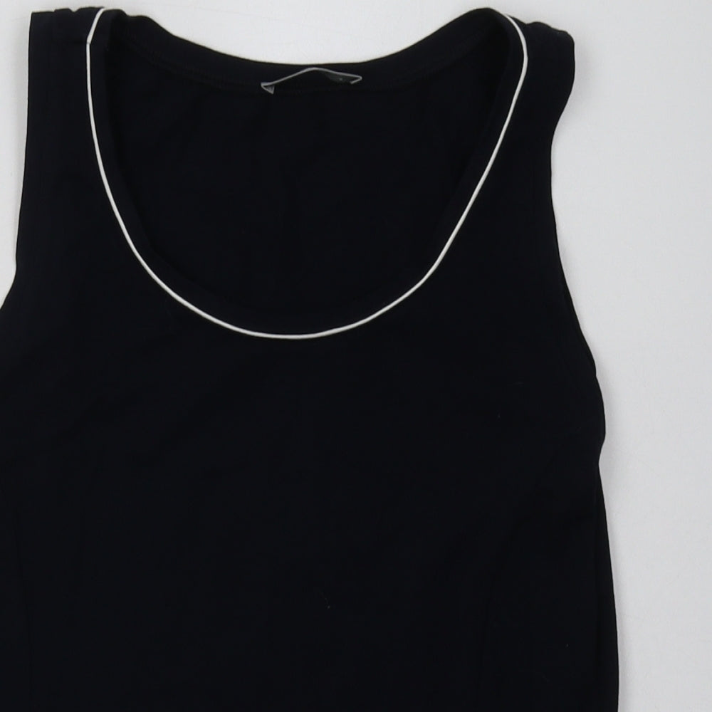Womens UK Size 12 Marks and Spencer Blue Basic Tank