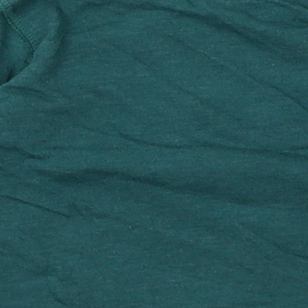 F&F Boys Green  Cotton Basic Casual Size 3-6 Months Crew Neck Buckle - life in the big city