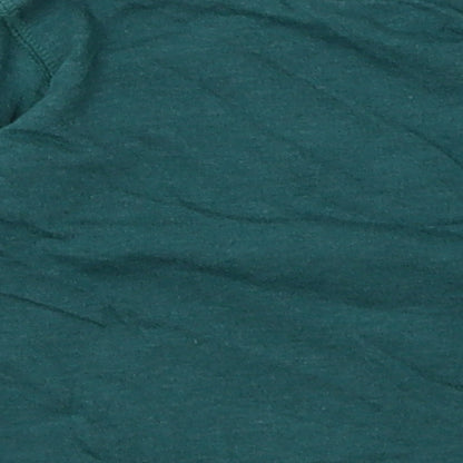 F&F Boys Green  Cotton Basic Casual Size 3-6 Months Crew Neck Buckle - life in the big city