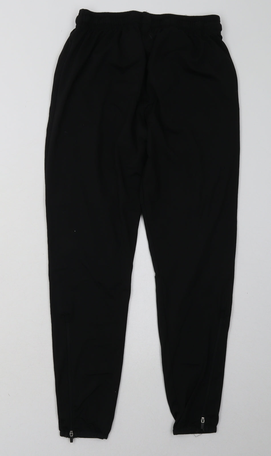 Macron Mens Black  Polyester Jogger Trousers Size XS L28 in Regular Tie - Stoke City