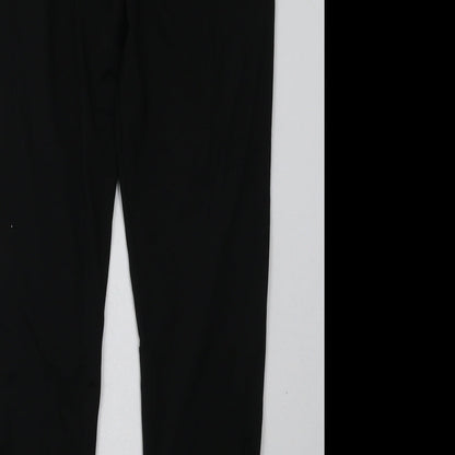 Macron Mens Black  Polyester Jogger Trousers Size XS L28 in Regular Tie - Stoke City