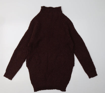 Matalan Womens Brown  Acrylic Pullover Sweatshirt Size S  Pullover