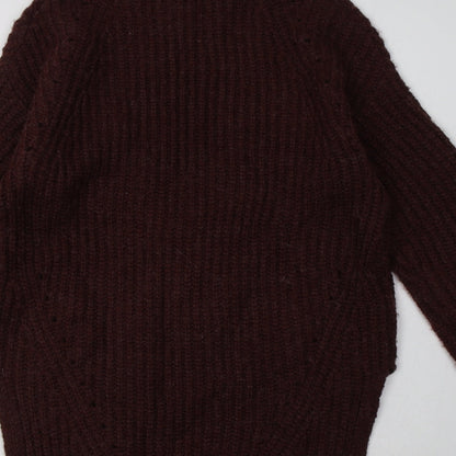 Matalan Womens Brown  Acrylic Pullover Sweatshirt Size S  Pullover