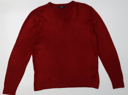 Mens UK Size S Debenhams Red Pullover Sweatshirt