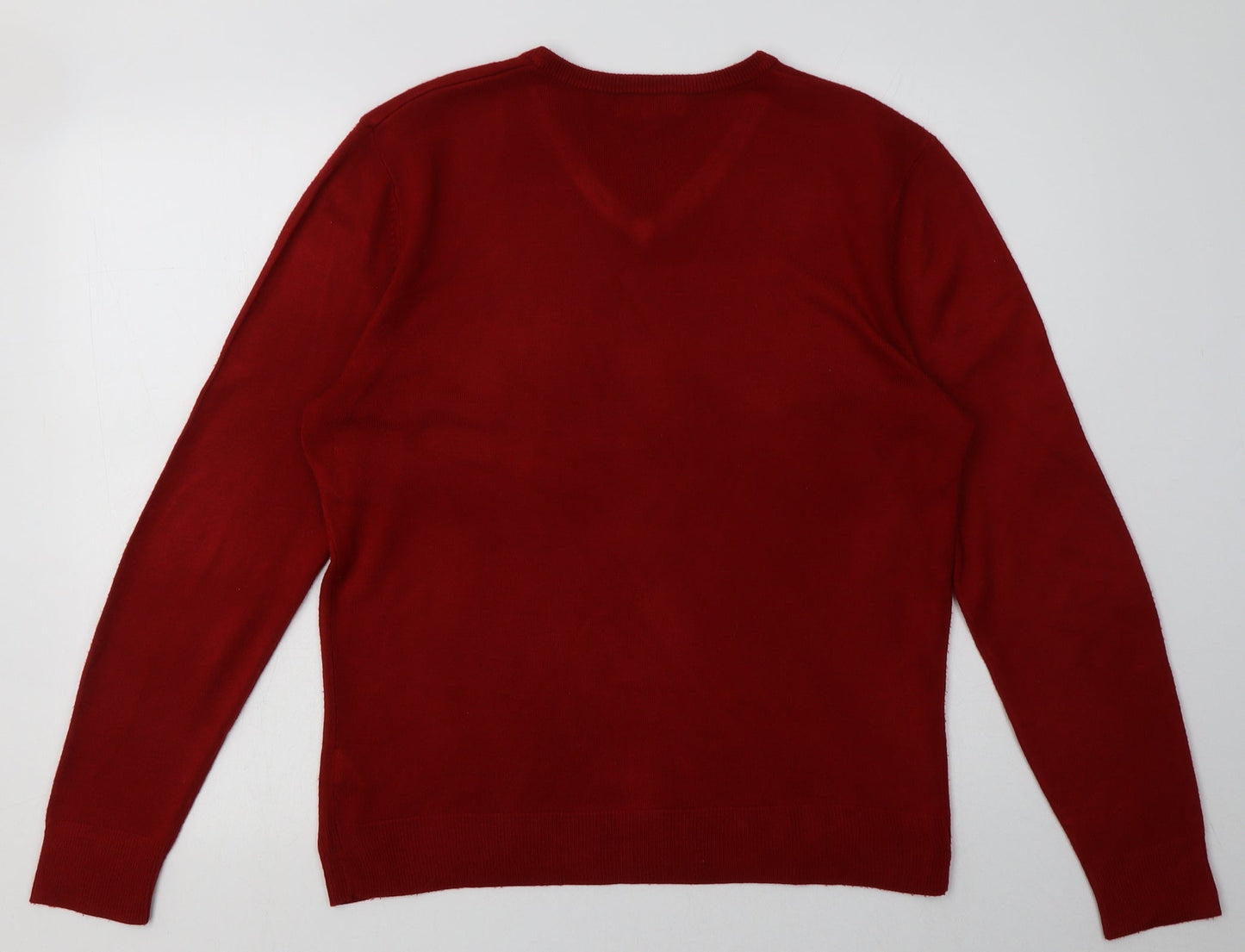 Mens UK Size S Debenhams Red Pullover Sweatshirt