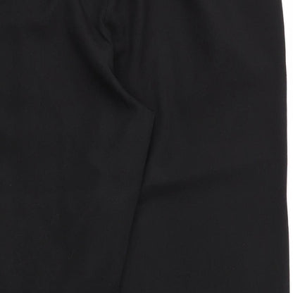 Womens UK Size 20 XE Regular Fit Capri Black Trousers