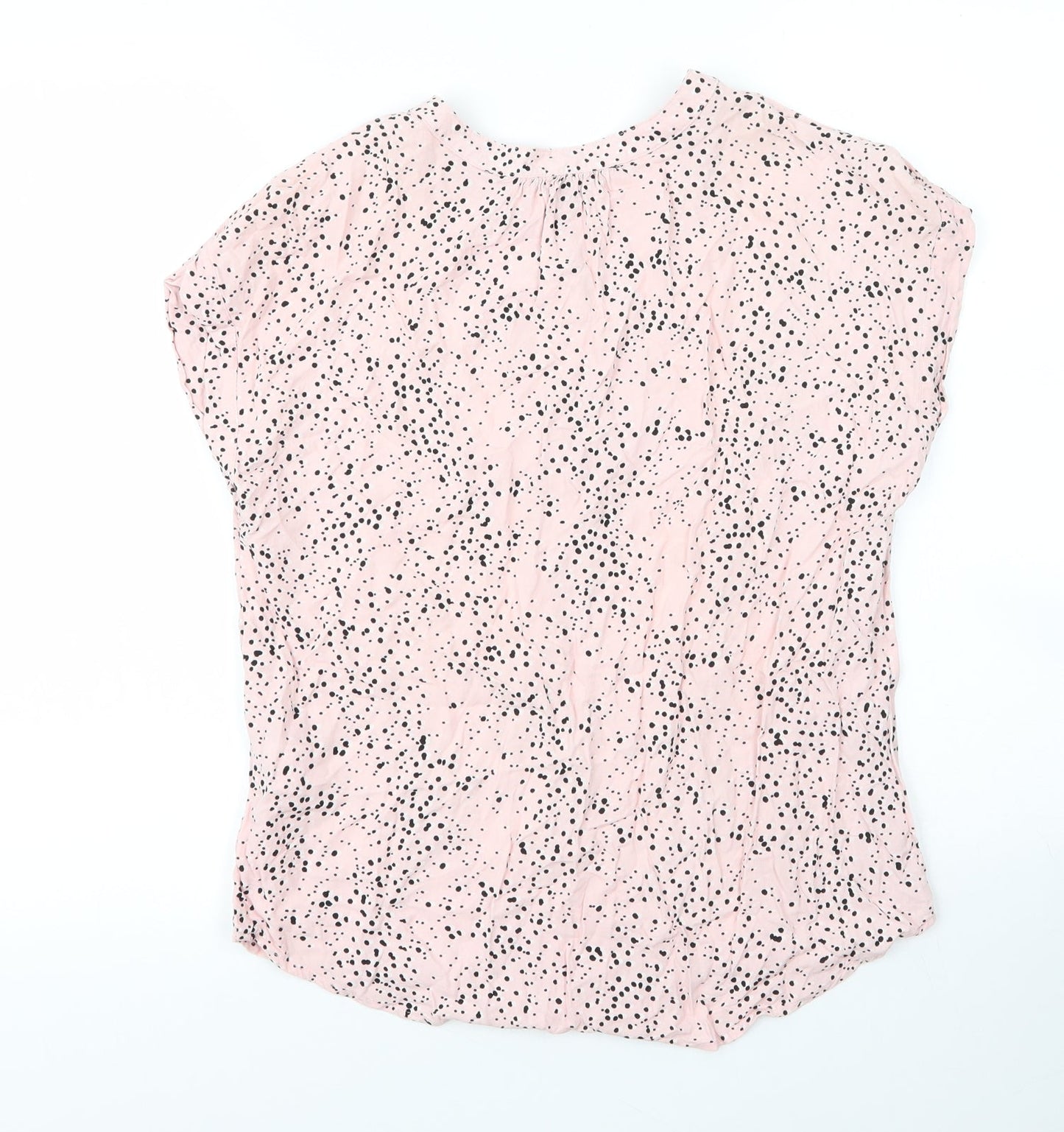 Womens UK Size 8 Peacocks Pink Basic Blouse