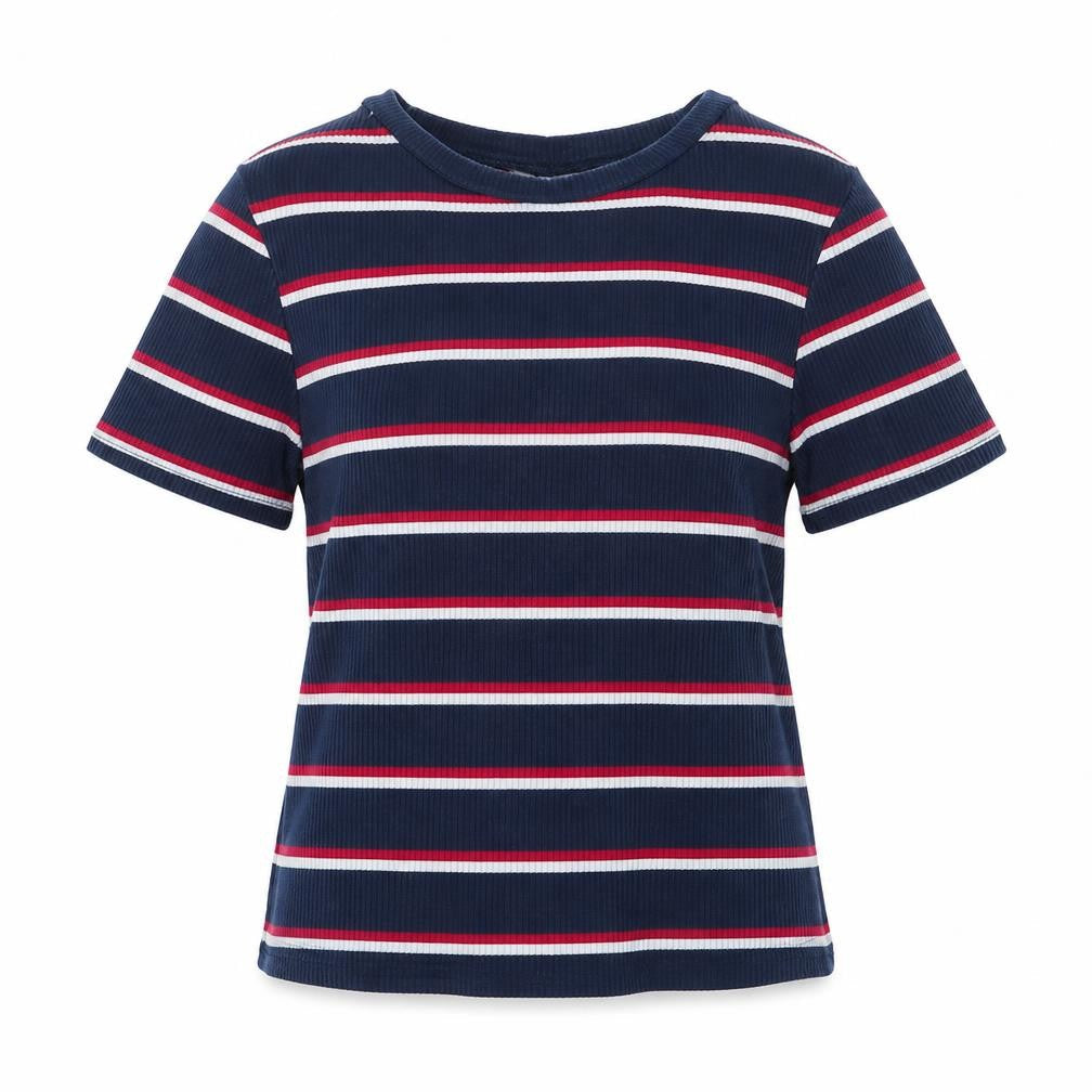Womens UK Size S H&M Blue Basic T-Shirt