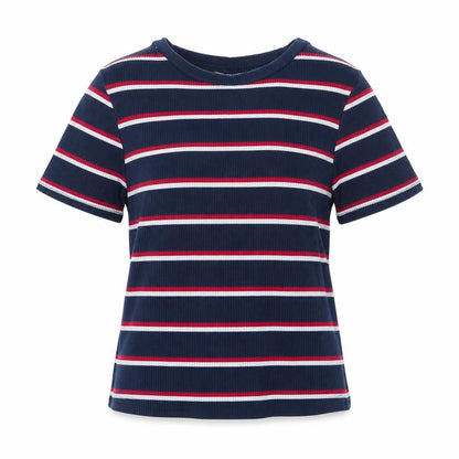 Womens UK Size S H&M Blue Basic T-Shirt