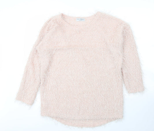 Womens UK Size L Ravi Famous Pink Pullover Jumper