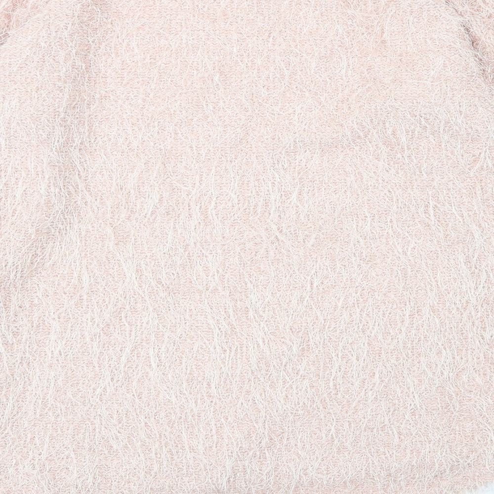 Womens UK Size L Ravi Famous Pink Pullover Jumper