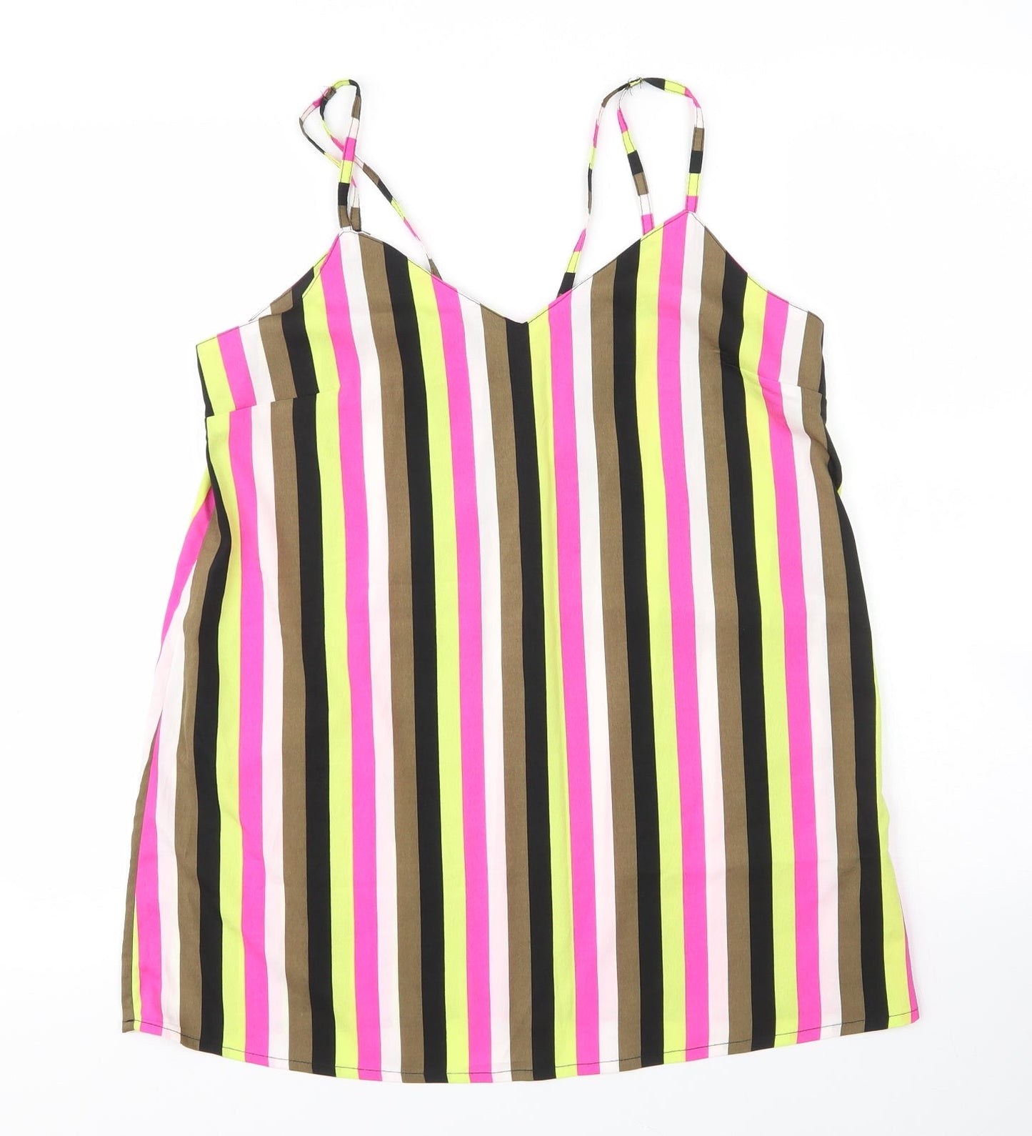 Womens UK Size 10 Pep&co Multicoloured Basic Blouse