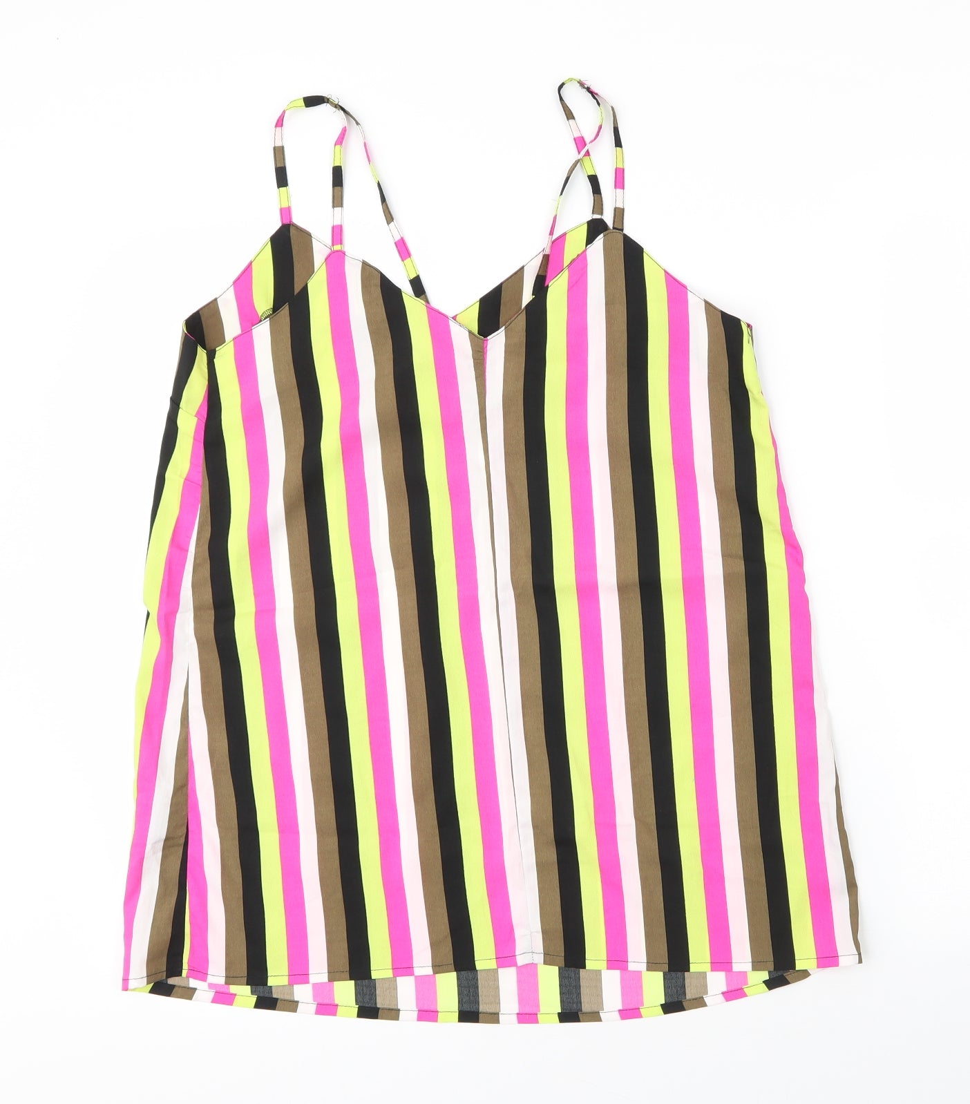 Womens UK Size 10 Pep&co Multicoloured Basic Blouse