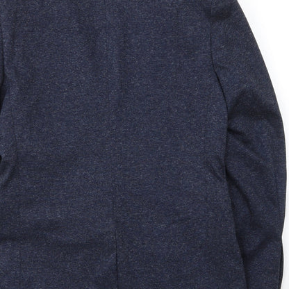 Mens UK Size S Burton Regular Blue Suit Jacket