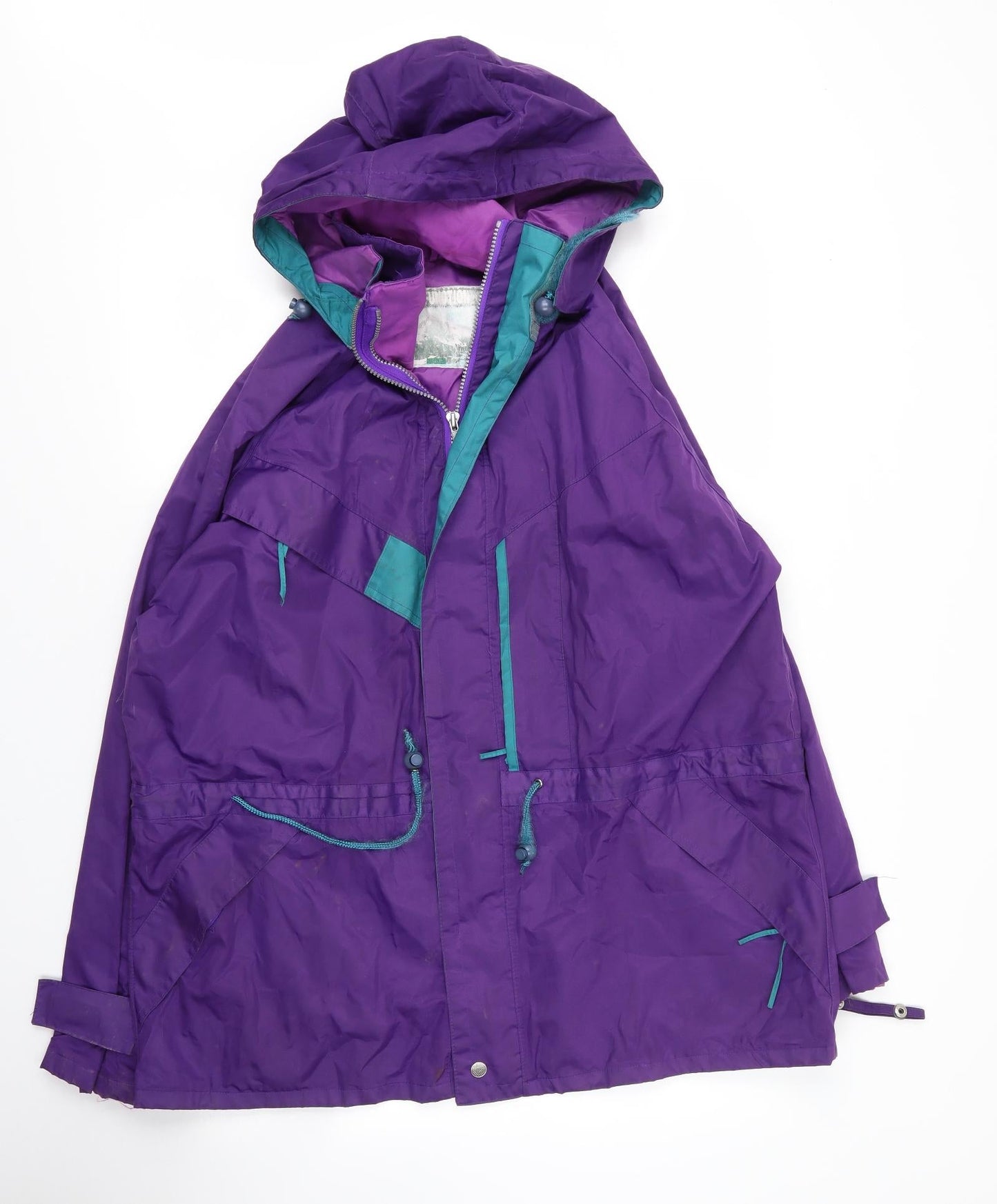 Mens UK Size S Preworn Purple Parka Coat