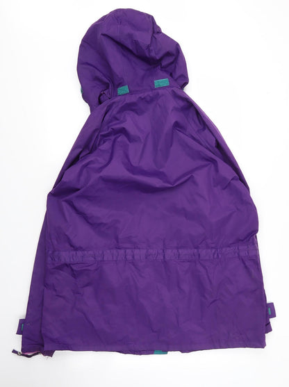 Mens UK Size S Preworn Purple Parka Coat