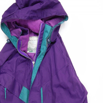 Mens UK Size S Preworn Purple Parka Coat