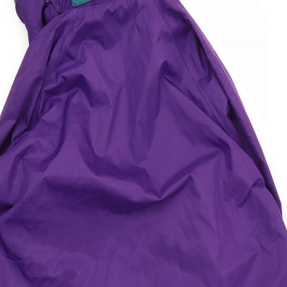 Mens UK Size S Preworn Purple Parka Coat