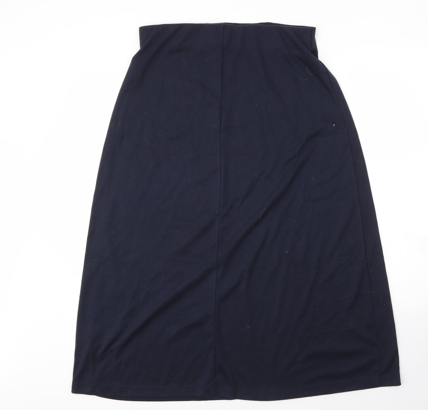 Marisota Womens Blue  Cotton A-Line Skirt Size 14