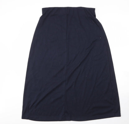 Marisota Womens Blue  Cotton A-Line Skirt Size 14
