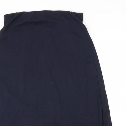 Marisota Womens Blue  Cotton A-Line Skirt Size 14