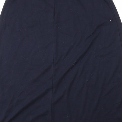 Marisota Womens Blue  Cotton A-Line Skirt Size 14