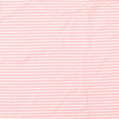 George Girls Pink Striped Cotton Cropped T-Shirt Size 13 Years Round Neck