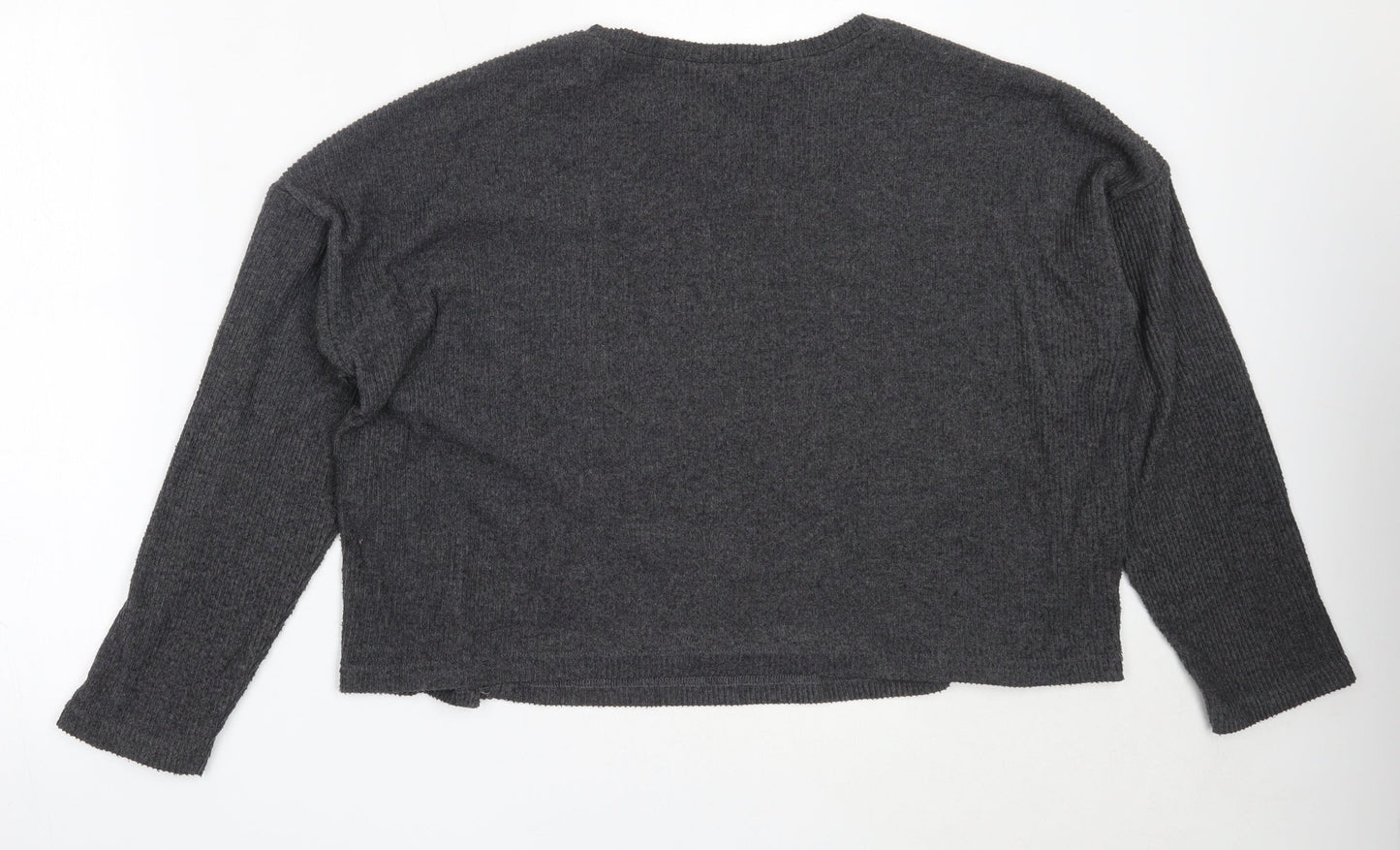 Womens UK Size L New Look Grey Pullover Jumper