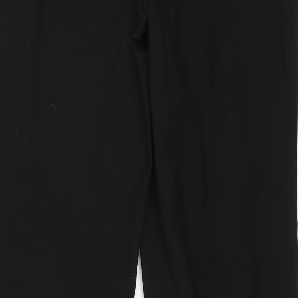 Womens UK Size 12 Marks and Spencer Regular Fit  Black Trousers