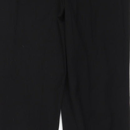 Womens UK Size 12 Marks and Spencer Regular Fit  Black Trousers