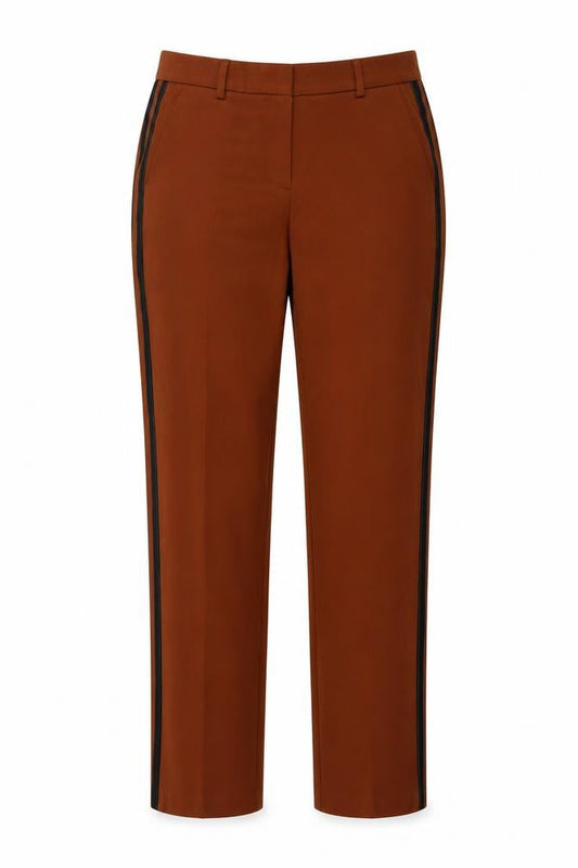 Womens UK Size 12 Marks and Spencer Regular Fit  Brown Trousers