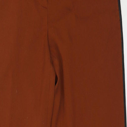 Womens UK Size 12 Marks and Spencer Regular Fit  Brown Trousers