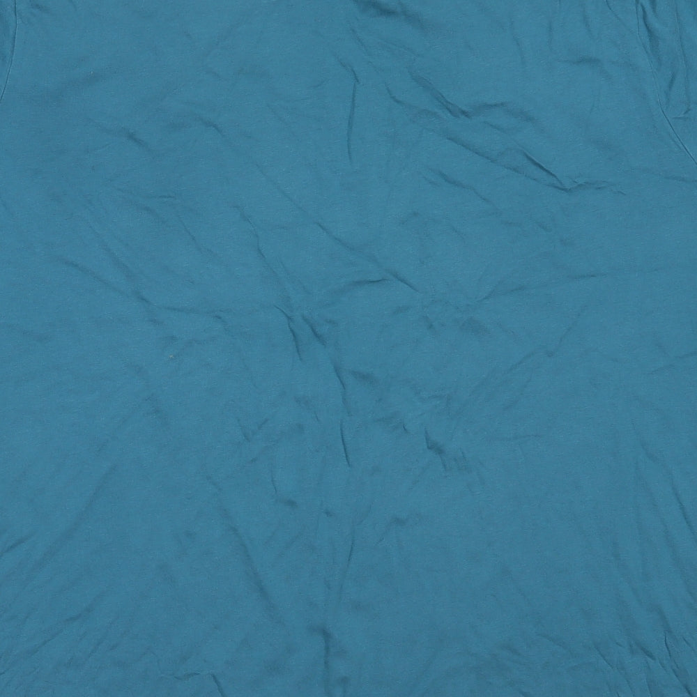 F&F Mens Green  Cotton  Button-Up Size 2XL Round Neck