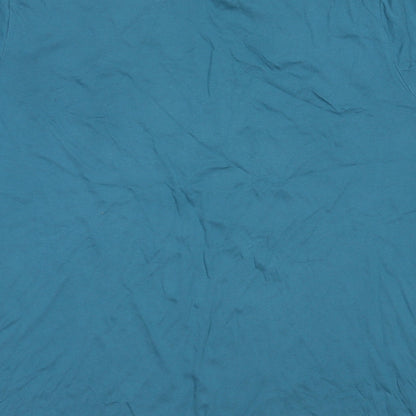 F&F Mens Green  Cotton  Button-Up Size 2XL Round Neck