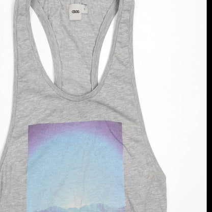 Mens UK Size S ASOS Grey  T-Shirt