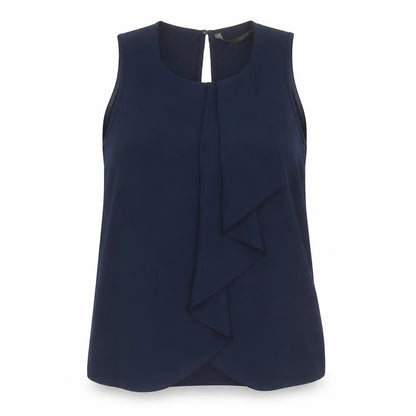 Womens UK Size S Zara Blue Basic Blouse