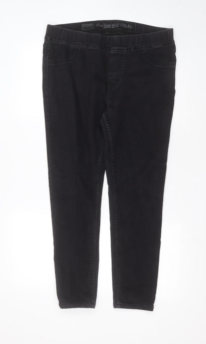 the roadster life co Womens Grey  Cotton Jegging Jeans Size 36 in L27 in Extra-Slim