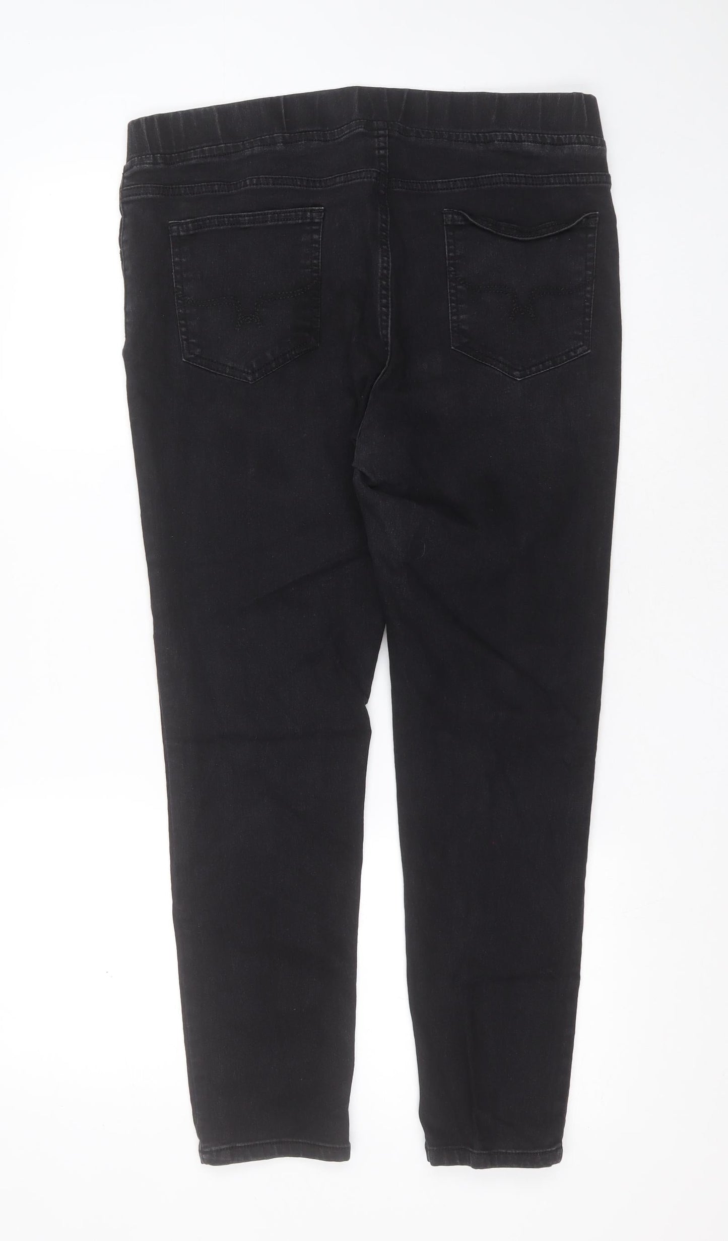 the roadster life co Womens Grey  Cotton Jegging Jeans Size 36 in L27 in Extra-Slim